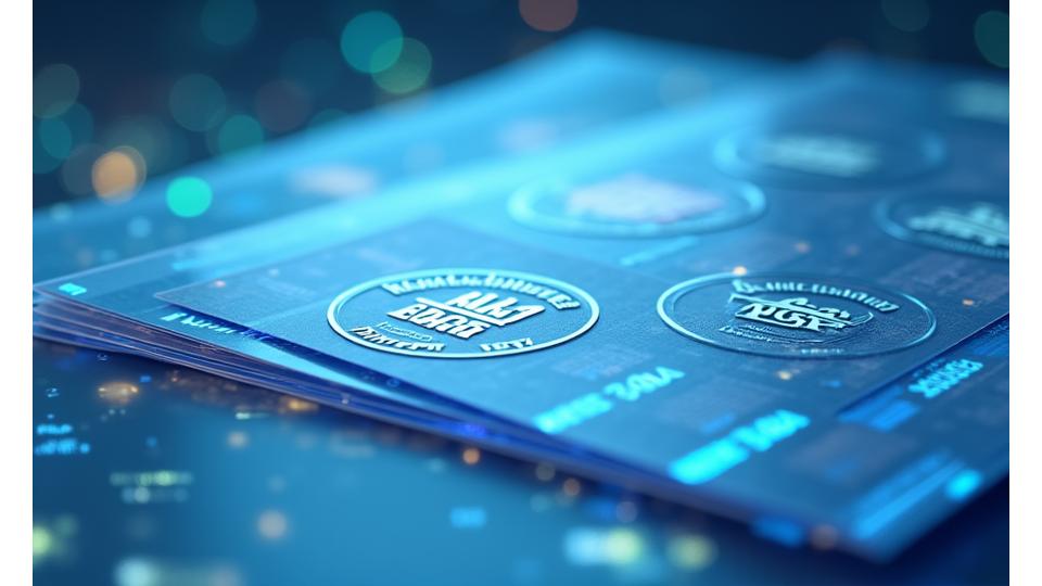 Eine moderne grafische Darstellung von Compliance-Zertifikaten und Regulierungsdokumenten wie WCAG 2.1 AA und BGG, neben einem stilisierten Siegel für Zertifizierung und Daten-Dashboards, das Sicherheit und Einhaltung von Vorschriften symbolisiert.